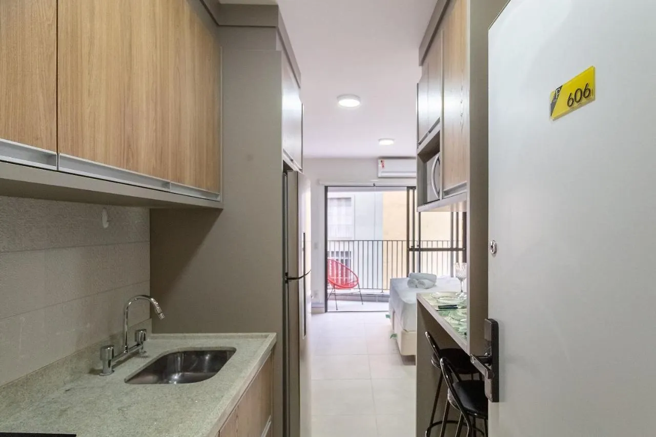 Apartment Studio Com Tv Smart Perto Do Metro Republica Sao Paulo